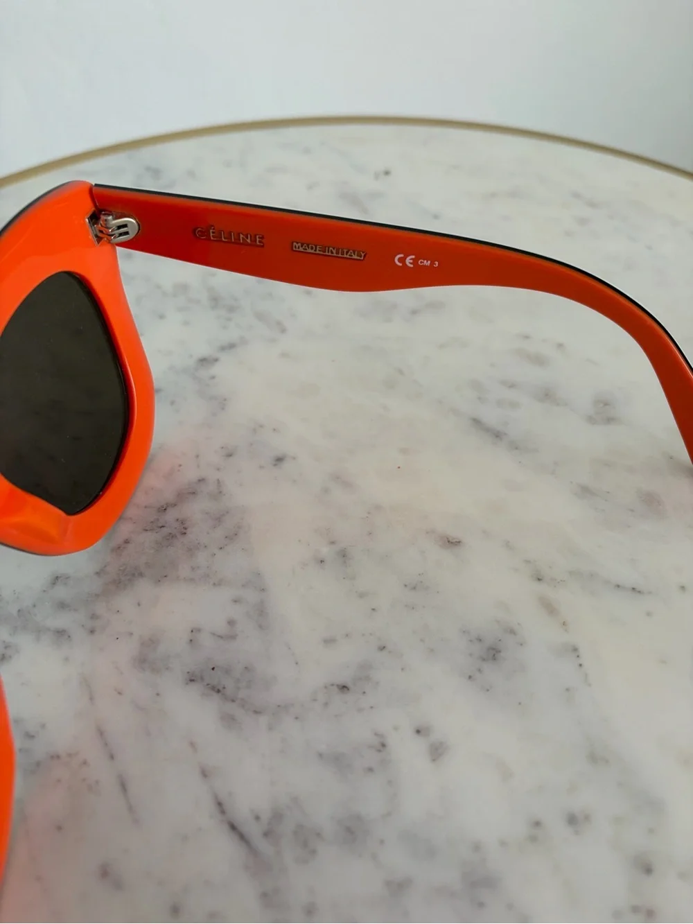 Celine Marta White Sunglasses